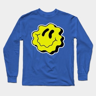 Abstract Smiley Long Sleeve T-Shirt